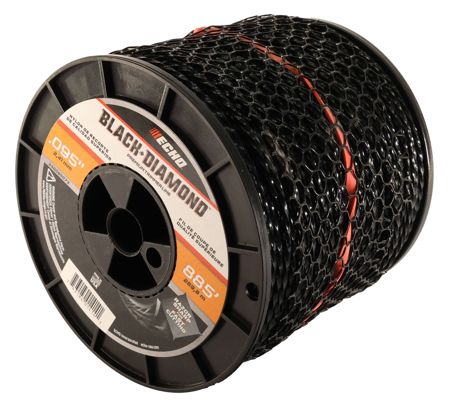 Echo Original Equipment Black Diamond Trimmer Line, .095 Line 3 Lb. Spool - 330095073