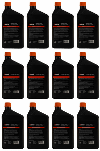 Echo Original Equipment 12-PACK Premium Bar and Chain Oil (1 Quart Bottle) - 6459012
