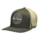 John Deere Men's Olive Mod Flat Bill Cap/Hat - LP68656