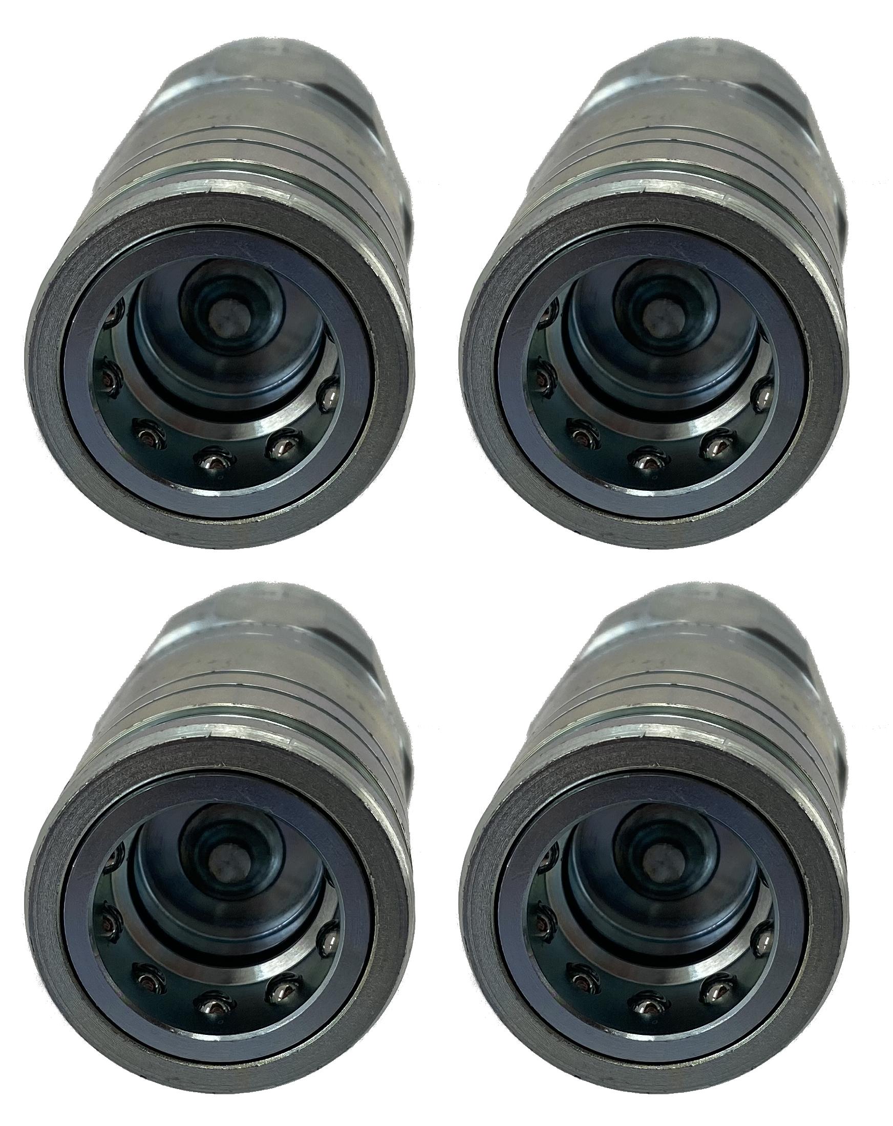John Deere Original Equipment Hydraulic Quick-Connect Coupler 4 Pack