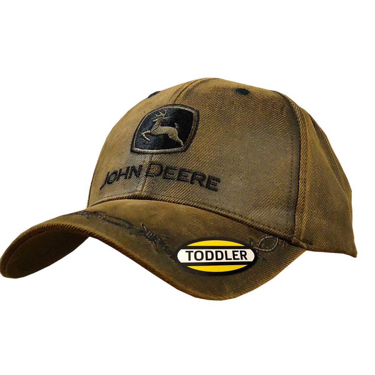 John Deere Brown Toddler Oilskin Hat/Cap - LP71408