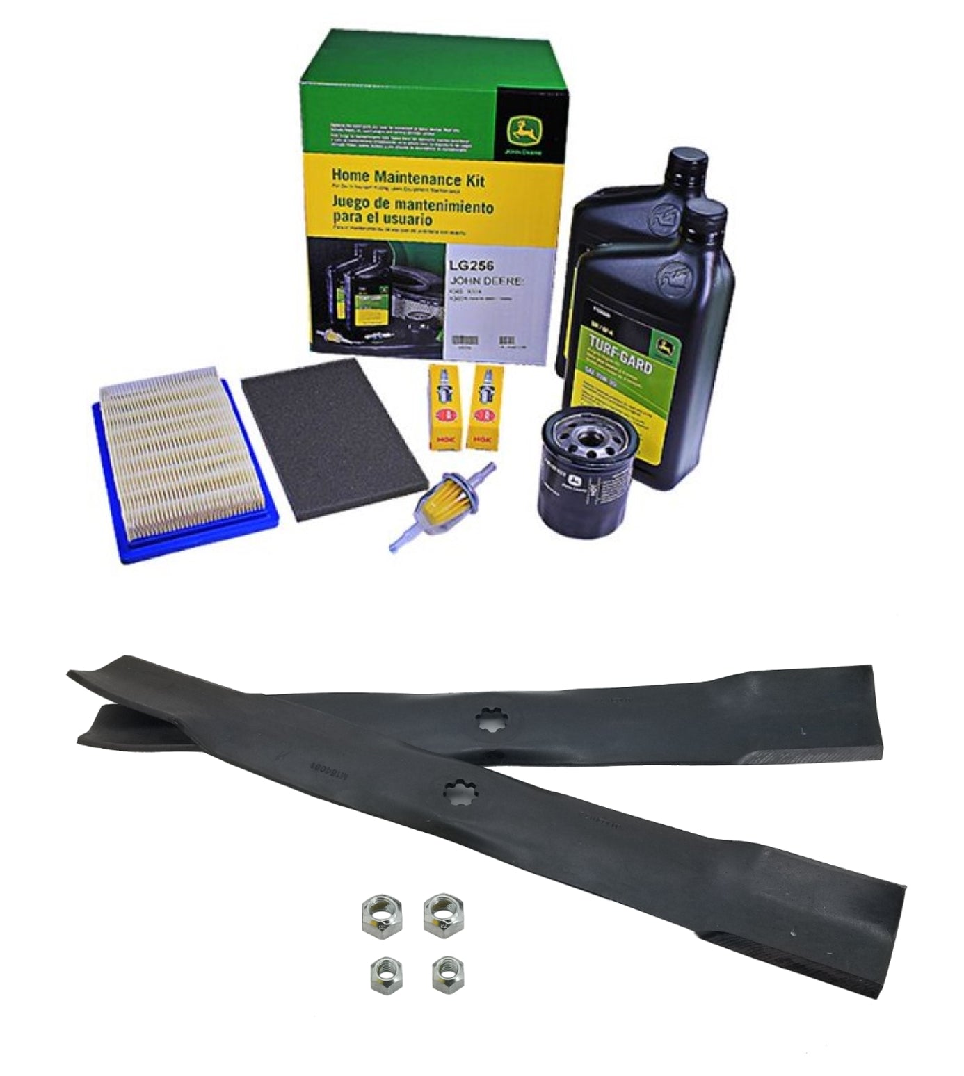 John Deere Original Equipment Model X300 Maintenance Kit + Standard Blades