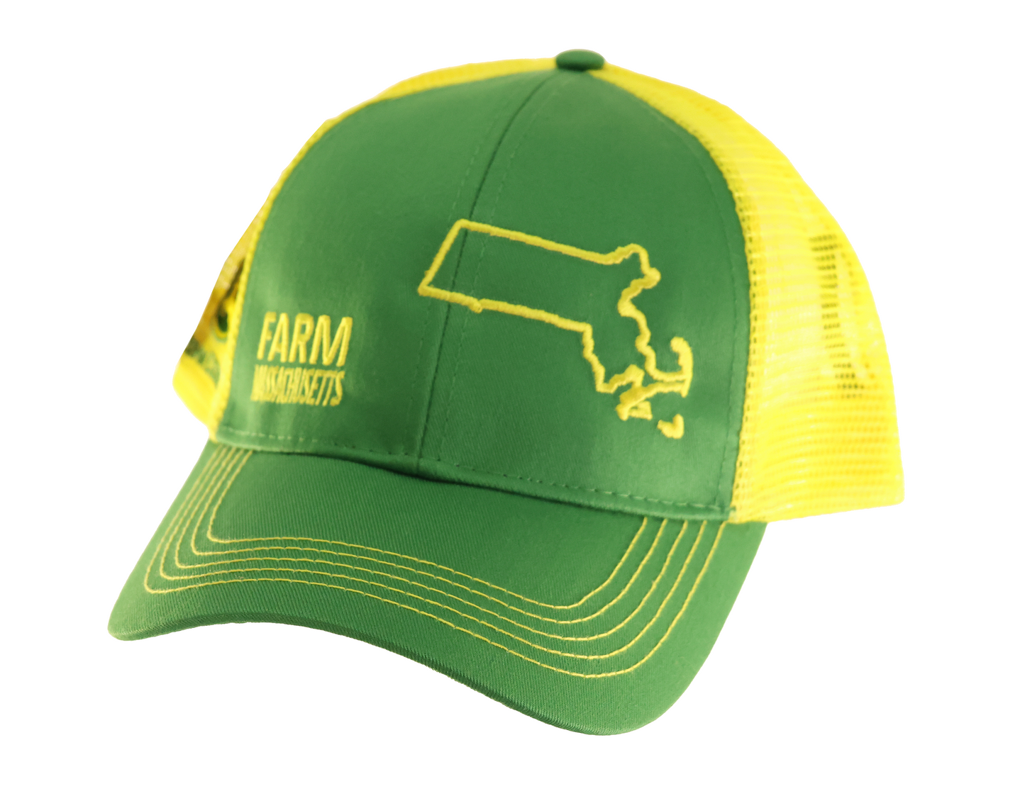 John Deere Green Farm Massachusetts Mesh Back Cap - LP70651