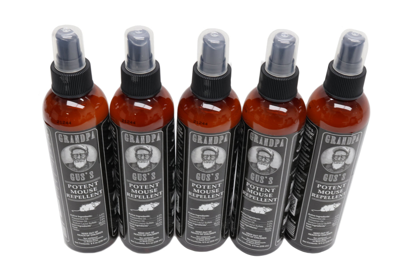 Grandpa Gus's (5 PACK) Rodent 8 oz Bottle Spray  - A-B1GSB8A15,5