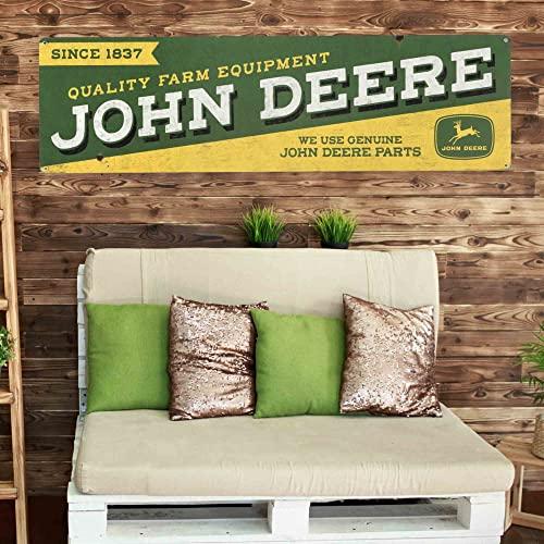 John Deere High Gloss Die Cut Metal Billboard Sign - LP79532