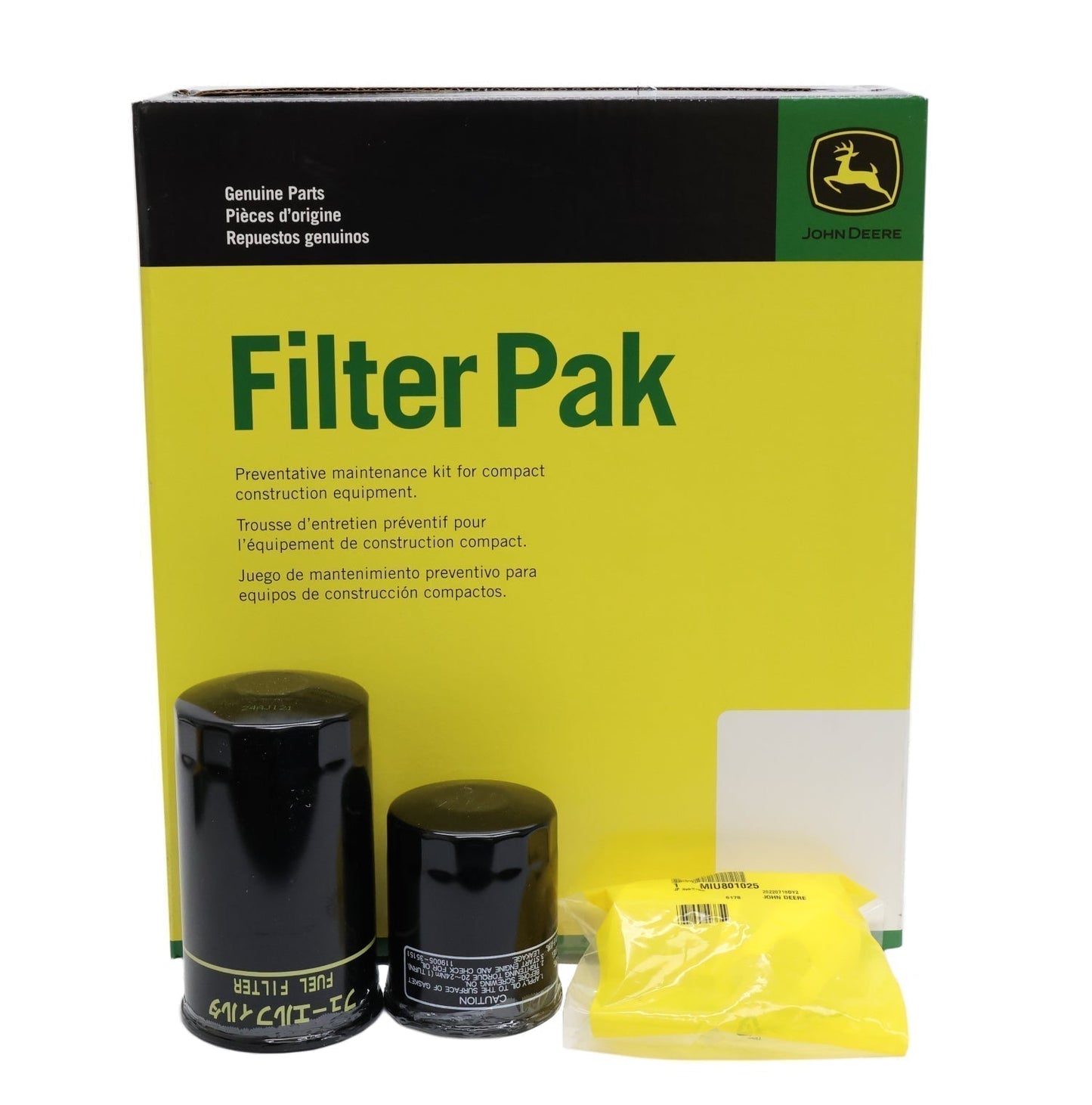 John Deere Original Equipment 312GR/314G/316GR/318G Filter Pak - AT535119