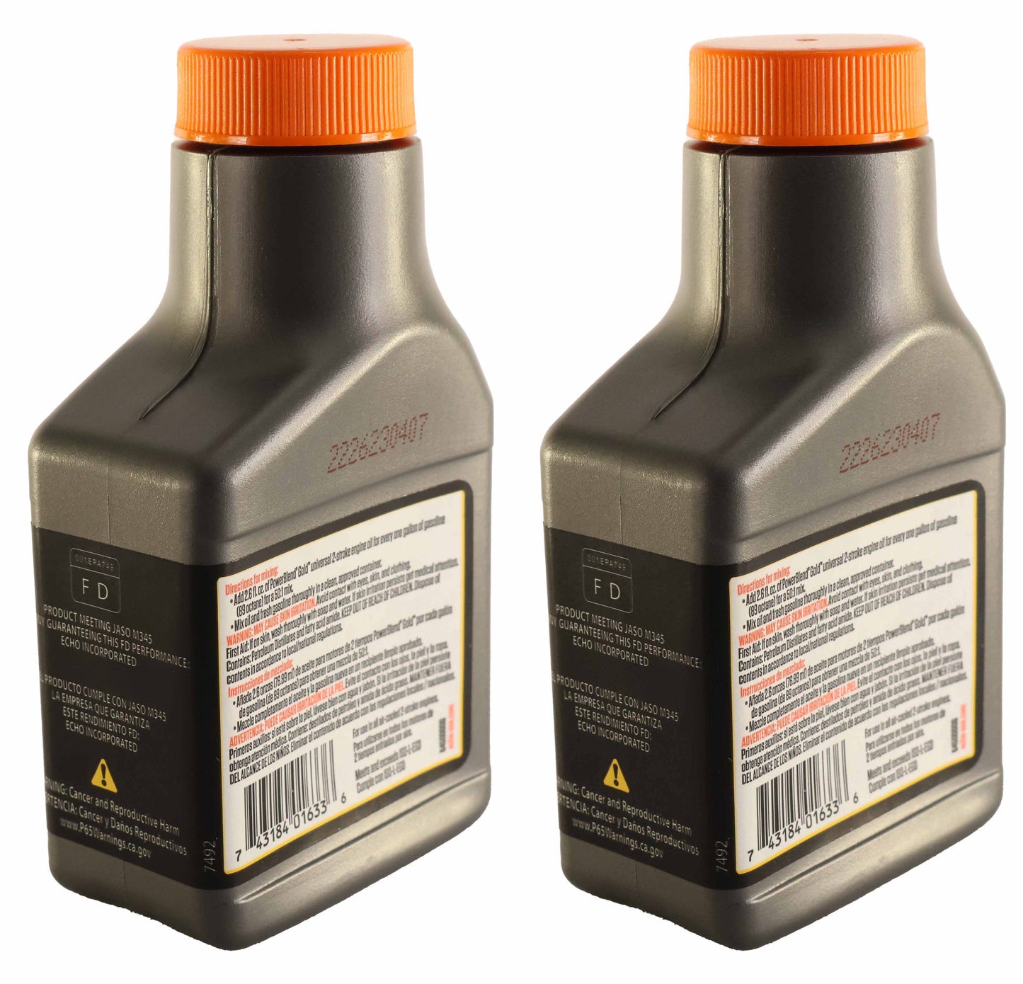 Echo Original Equipment 2-PACK PowerBlend Gold 2.6 Oz. 2-Stroke Engine Oil - 6450000