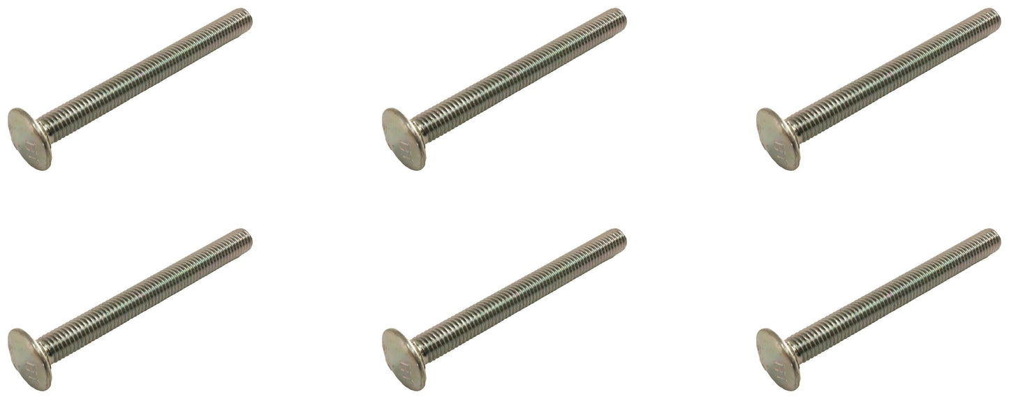 John Deere Original Equipment Round Head Square Neck Bolt, M8 X 80 (6-PACK) - 03M7267