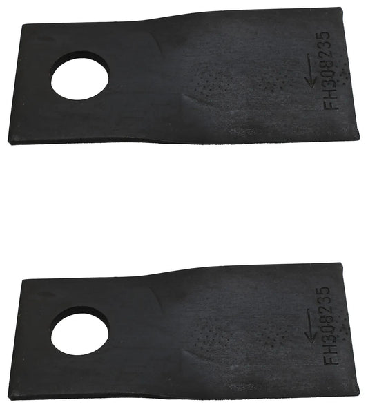 John Deere Original Equipment End Cutterbar Blade, Left Side (2-PACK) - FH308235