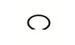 John Deere Original Equipment Snap Ring #J2376M