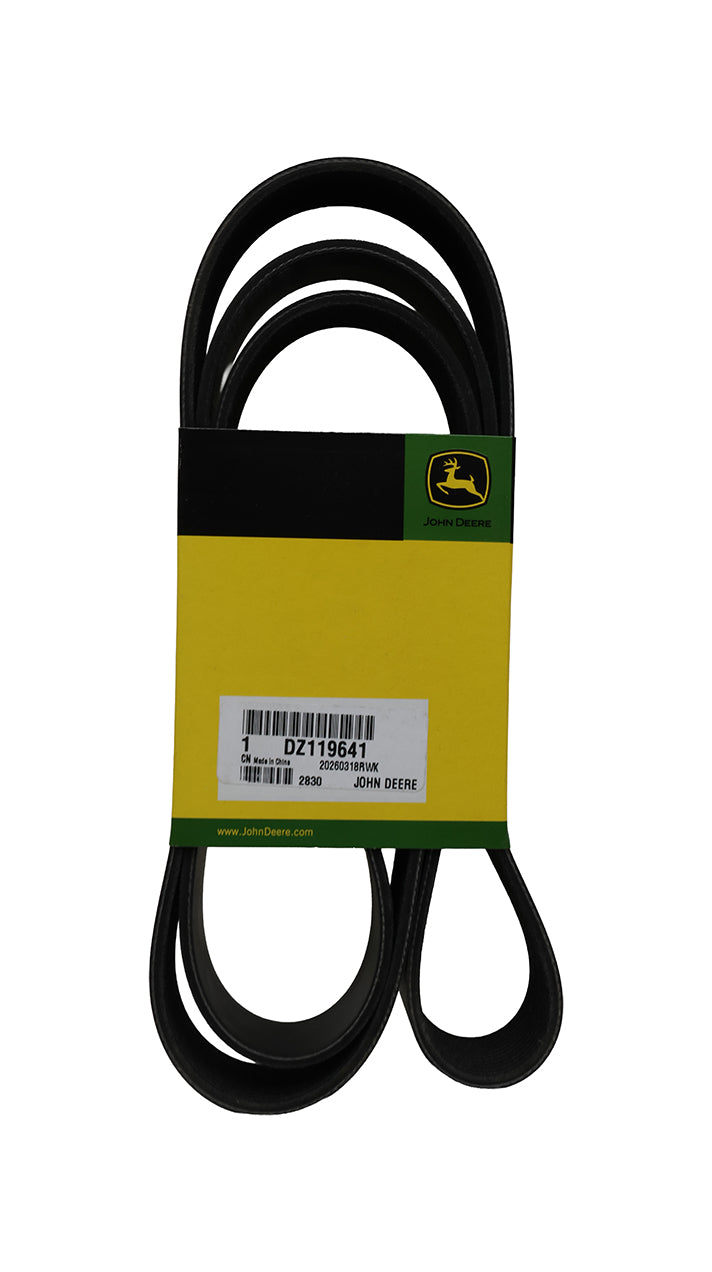 John Deere Original Equipment Engine Fan Drive V-Belt - DZ119641