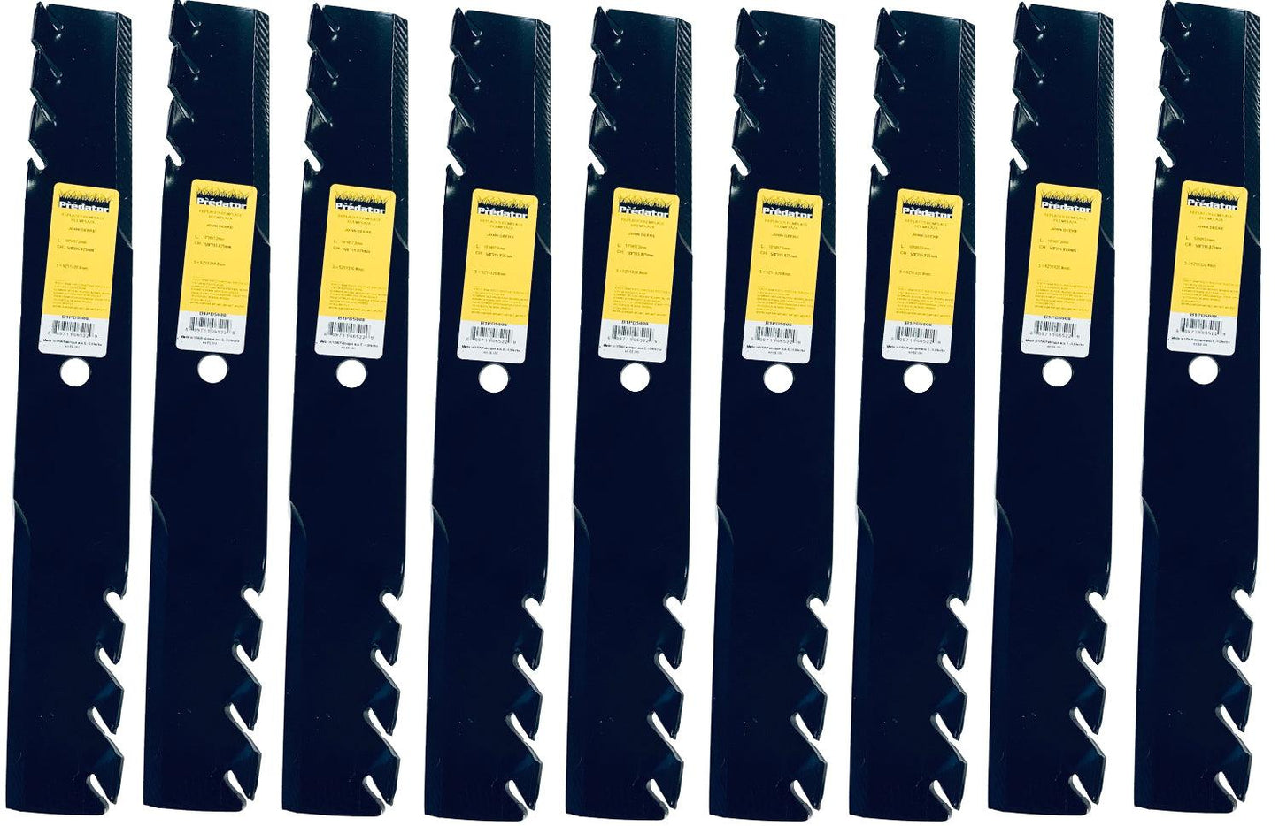 XHT Predator 18" 5/8" Mulch Blade (Set of 9) - B1PD5008,9