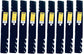 XHT Predator 18" 5/8" Mulch Blade (Set of 9) - B1PD5008,9