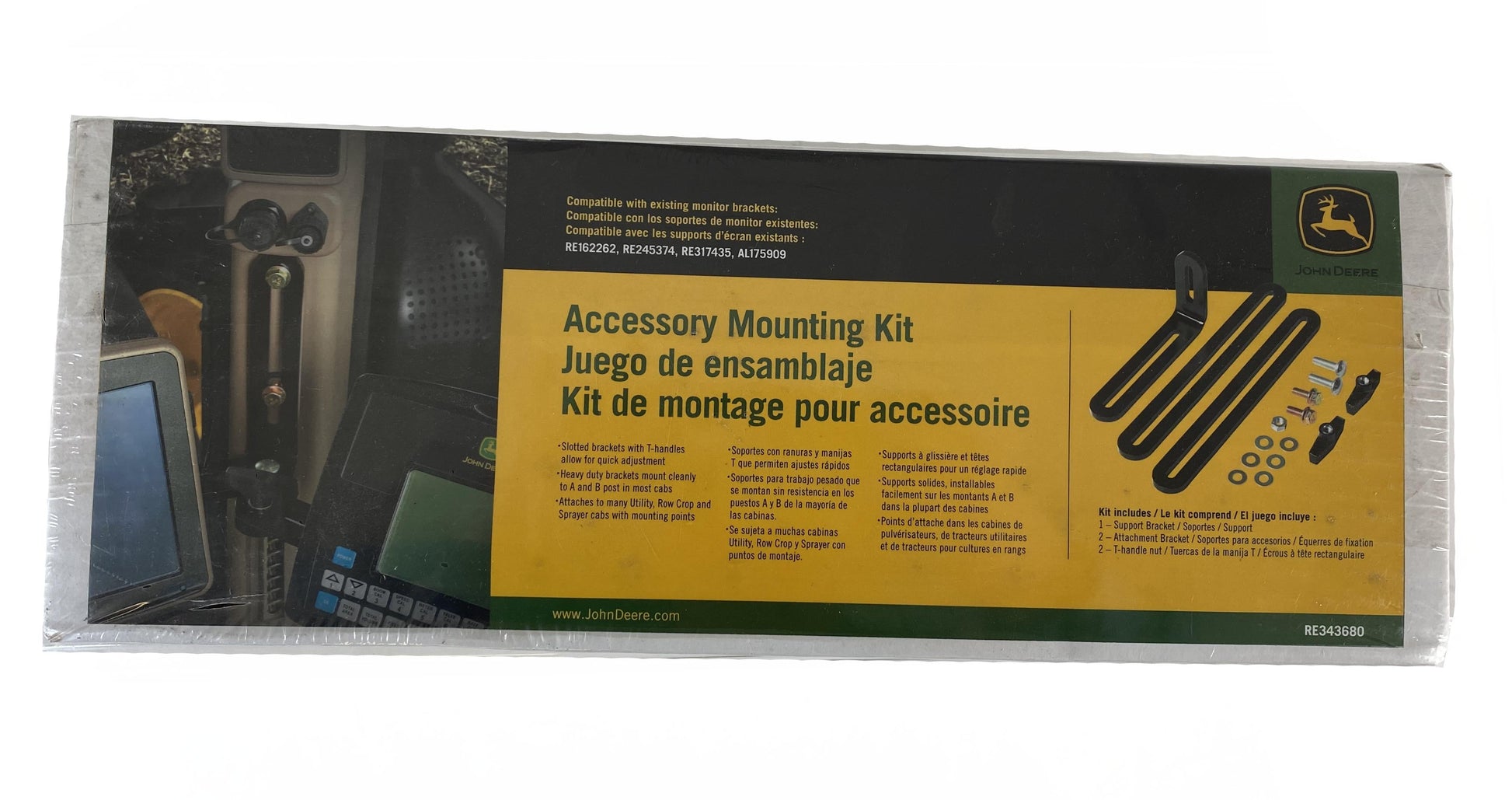John Deere Bracket Kit RE343680, main product photo