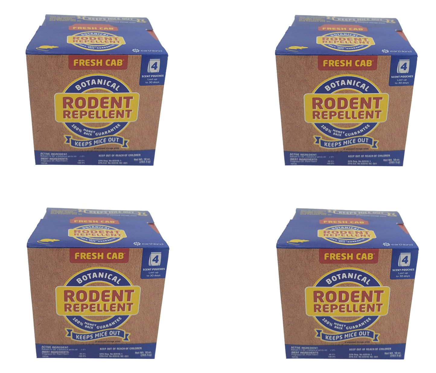 Fresh Cab (4 BOXES) Botanical Rodent Repellent - B1PMFCS12,4