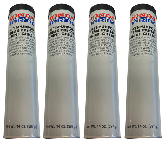 Honda (4-Pack) OEM Multi-Purpose Extreme Pressure Marine Grease - 08734-0003,4