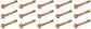 John Deere Original Equipment Cap Screw (15-PACK) - 19M7325