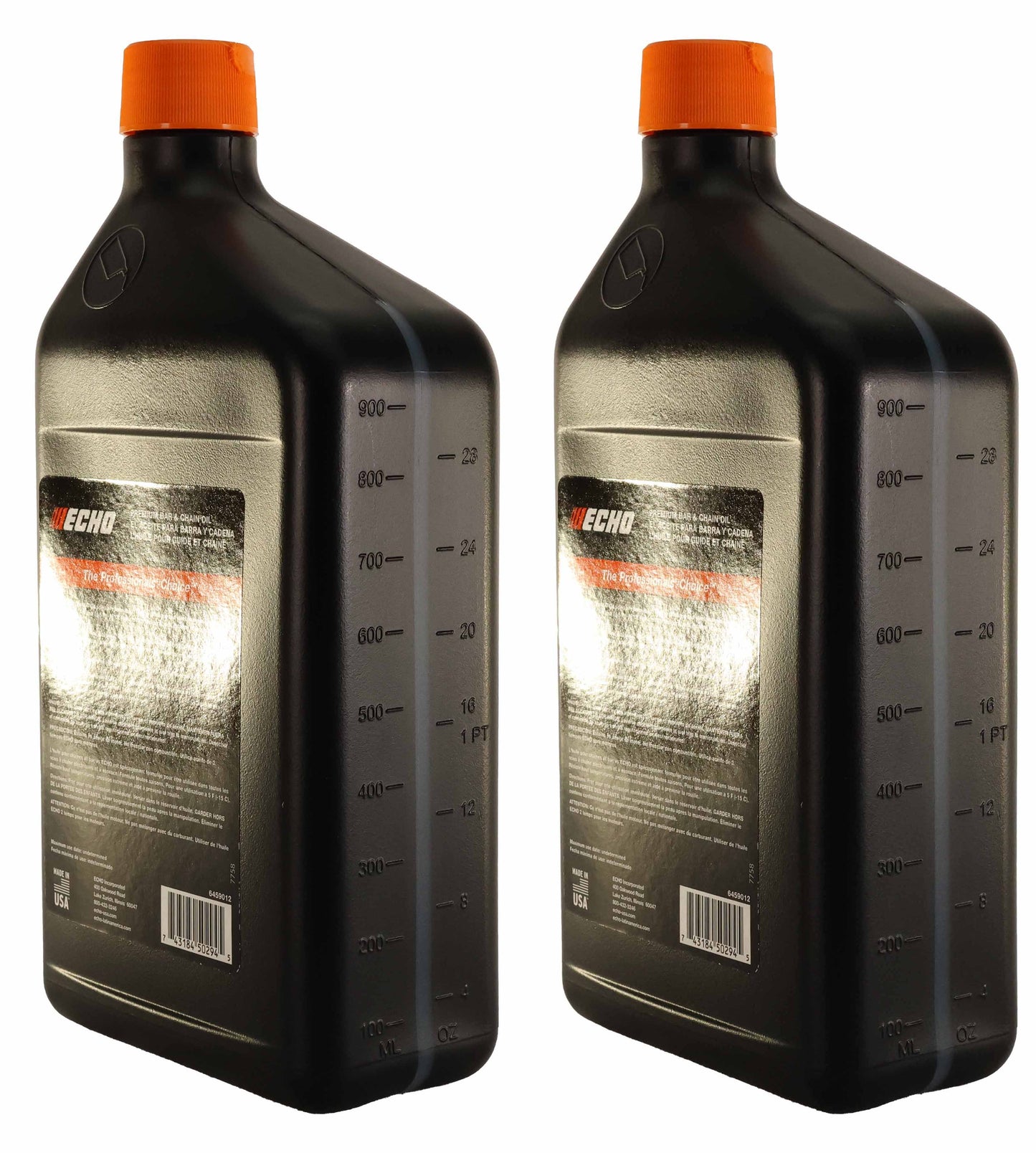 Echo Original Equipment 2-PACK Premium Bar and Chain Oil (1 Quart Bottle) - 6459012