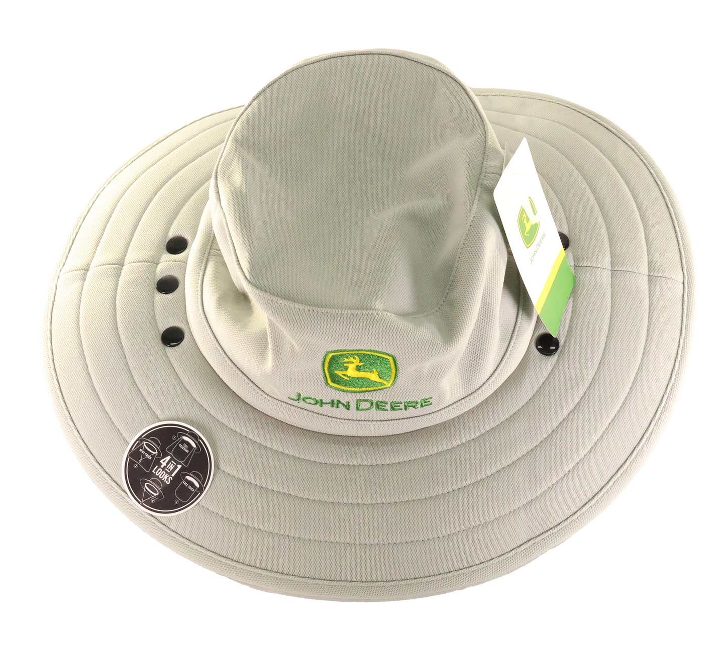 John Deere Ivory Trademark Mask & Bucket Hat - LP83277