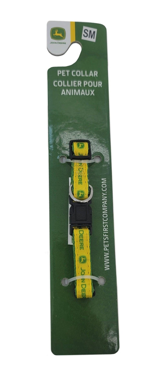 John Deere Size SMALL Satin Pet Collar - LP83245