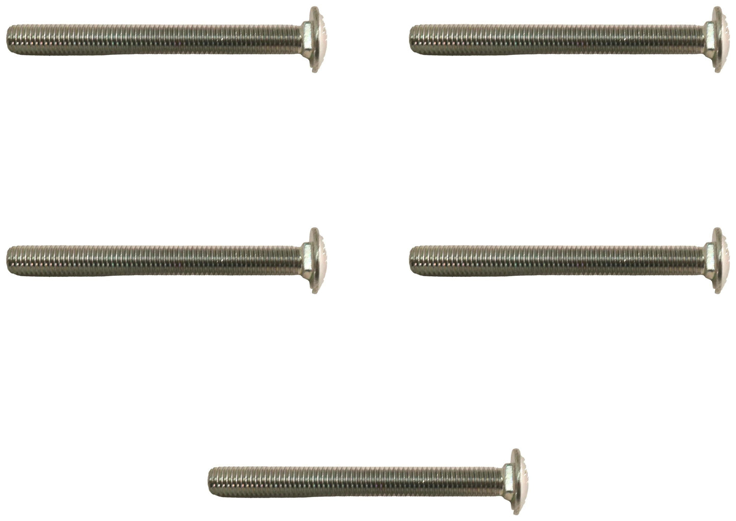 John Deere Original Equipment Round Head Square Neck Bolt, M8 X 80 (5-PACK) - 03M7267