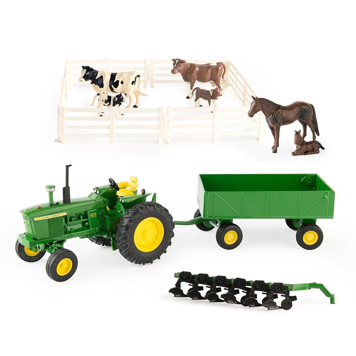 1/32 Scale John Deere Farm Toy Playset w/ 4020 Tractor - LP64818