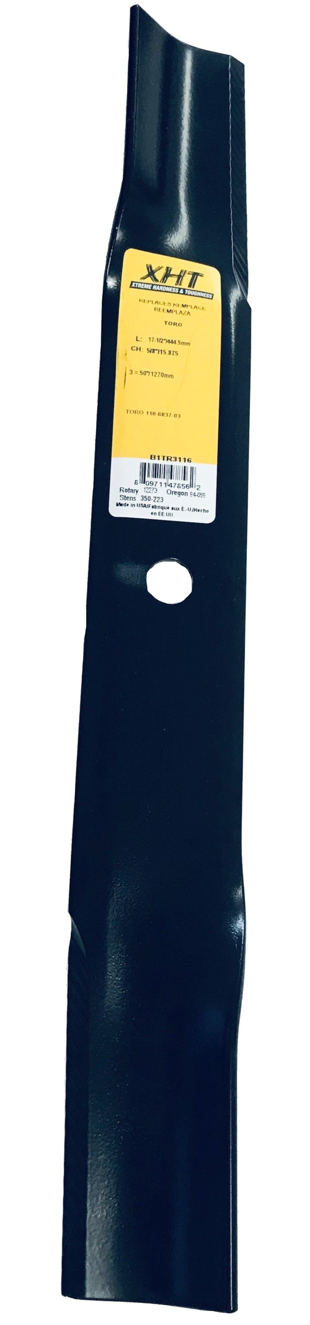 XHT 17-1/2", 2-1/4" Mower Blade (Single) - B1TR3116,1