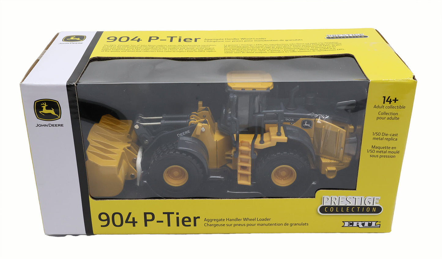 1/50 John Deere 904 P-Tier Wheel Loader Prestige Collection Toy - LP84497