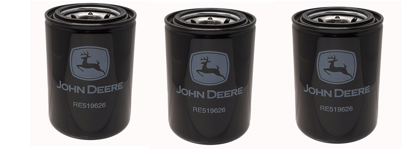 John Deere Original Equipment Oil Filter 3 Pack - RE519626