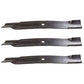 John Deere Original Equipment 3 Mower Blades #TCU15882(3)