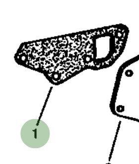 John Deere Original Equipment Gasket - T20243