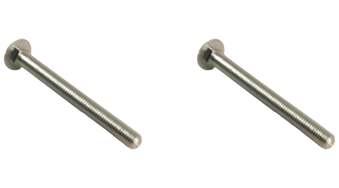 John Deere Original Equipment Round Head Square Neck Bolt, M8 X 80 (2-PACK) - 03M7267