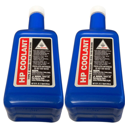 Honda (2-Pack) OEM HP Coolant Type-2 50/50 Blend - 08C50-C321S02,2