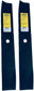 A&I XHT 17", 5/8" Mower Blade (Set of 2) - B1DC1500,2