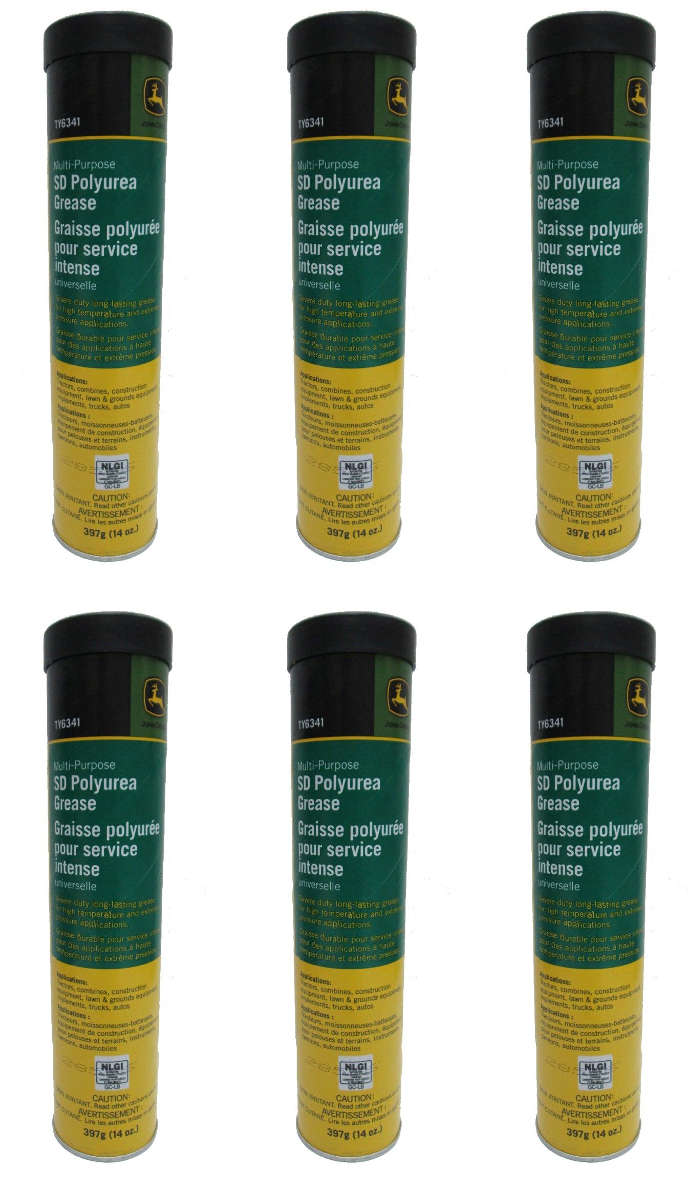 John Deere Original Equipment Grease (6- PACK) - TY6341