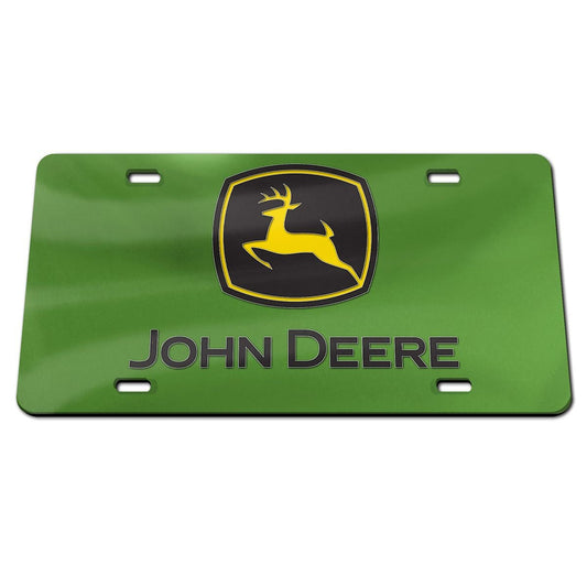 John Deere Green Trademark Logo License Plate - LP79743