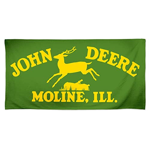 John Deere Green Vintage Logo Beach Towel - LP79785