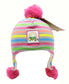 John Deere DGT Toddler Multi Color Stripe Alpine Hat, front of the cap