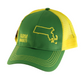 John Deere green Farm Massachusetts mesh-back cap, rear side
