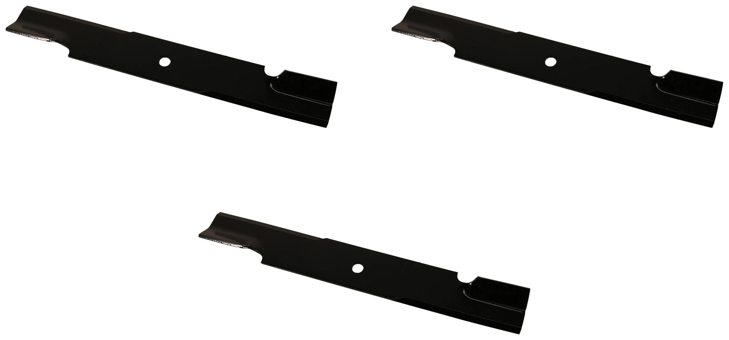 John Deere Original Equipment Mower Blade, Cut Length 165 Mm (6.5 Inch) (3-PACK) - TCU37208
