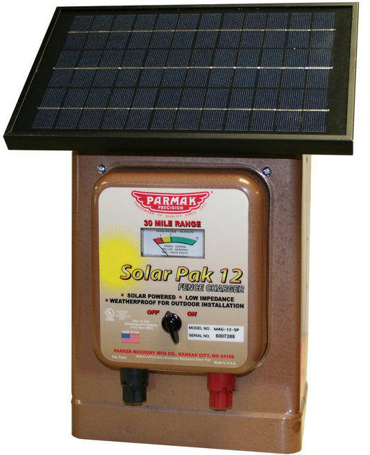 Parmak Magnum 12 Solar Pak 12V Solar Fence Charger - 102311