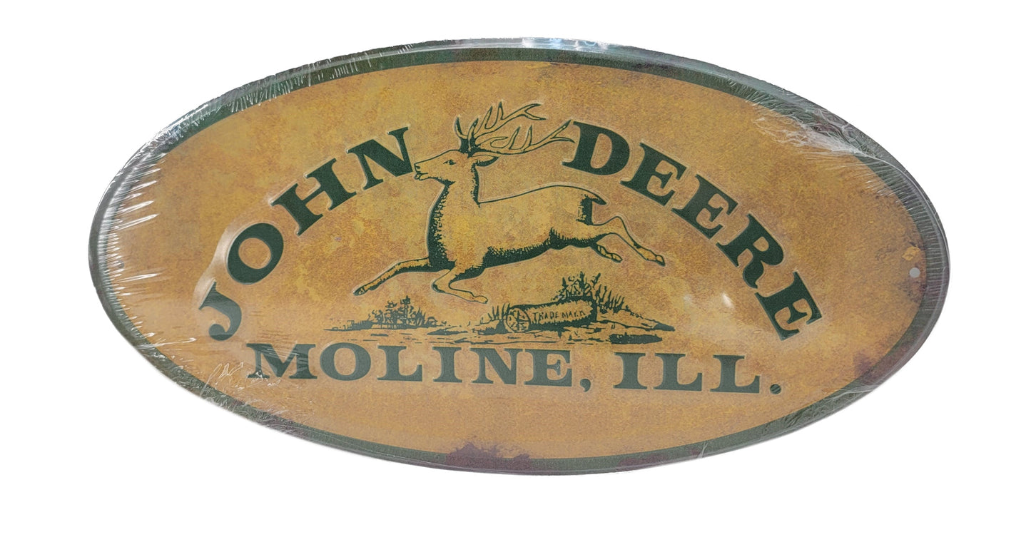 John Deere Moline Metal Vintage Sign - LP85810