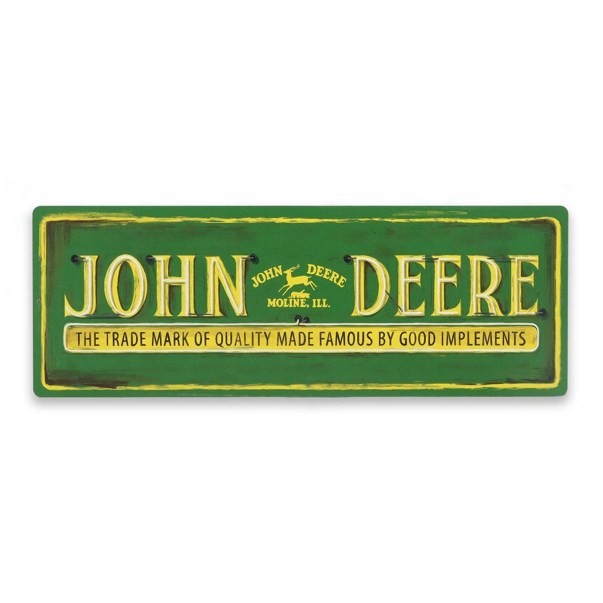 John Deere Quality Rustic Metal Sign - LP83226