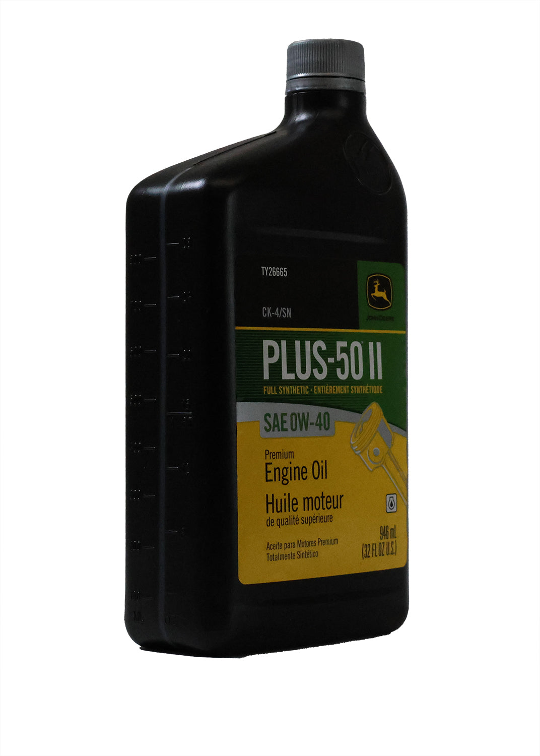 John Deere Plus-50 II Full Synthetic SAE 0W-40 Engine Oil - TY26665