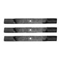 John Deere Original Equipment 72" Mulch Blades - M142514 (Set of 3)