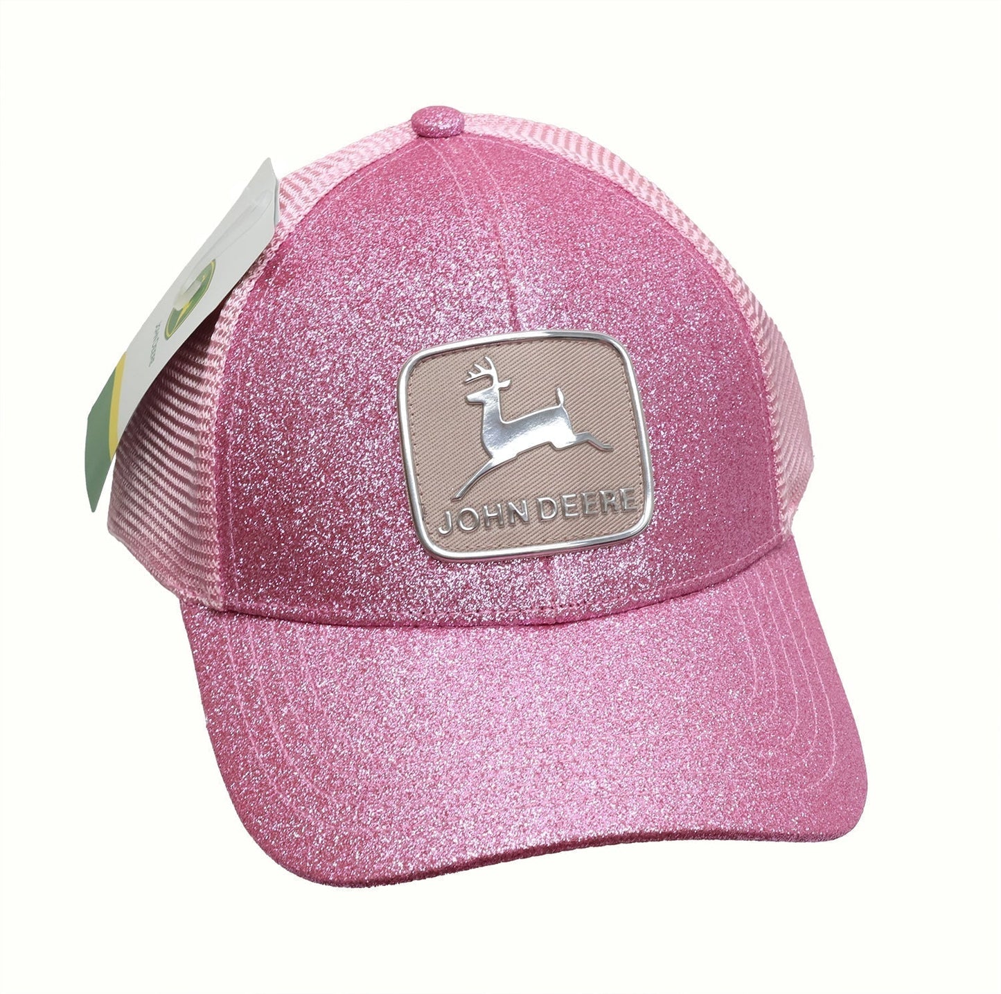 John Deere Women's Pink Glitter Hat/Cap - LP82705