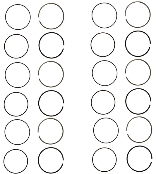 Honda Original Equipment Piston Ring Set (STD) (RIKEN) 6 Pack - 13010-Z4M-801,6