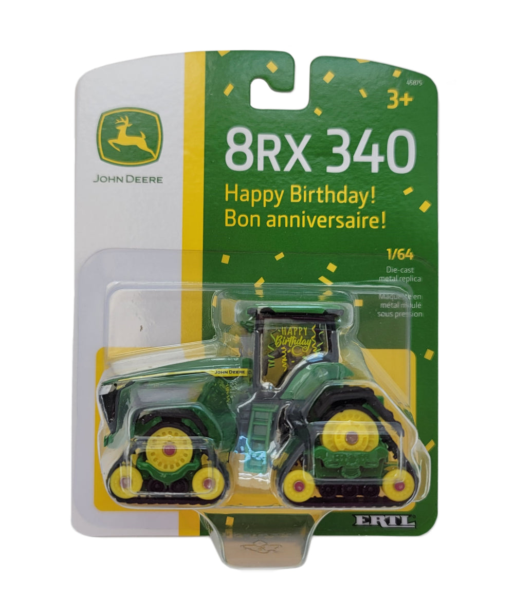 1/64 John Deere 8RX 340 "Happy Birthday" Tractor Toy - LP82768