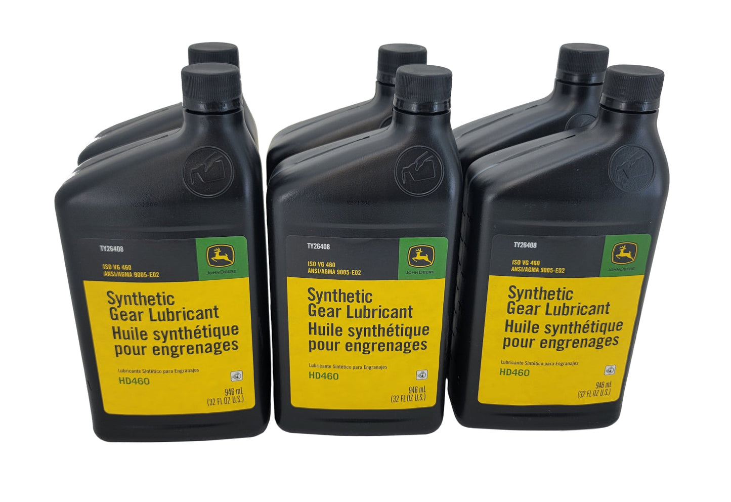 John Deere (6 PACK) Original Equipment Synthetic Gear Lubricant - TY26408
