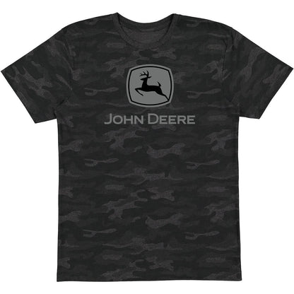 John Deere Black Camo Short Sleeve T-Shirt - XXXL - LP76920